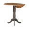 International Concepts Round Round 42 in. Dual Drop Leaf Bar Height Dining Table - Hickory/Washed Coal, 42 in W, 42 in L K45-42DPT-6B-2 - alternate 4
